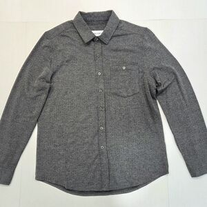 Classic Charcoal Button-Down Shirt